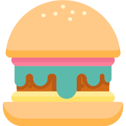 flat version svg burger