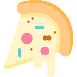 flat version svg pizza